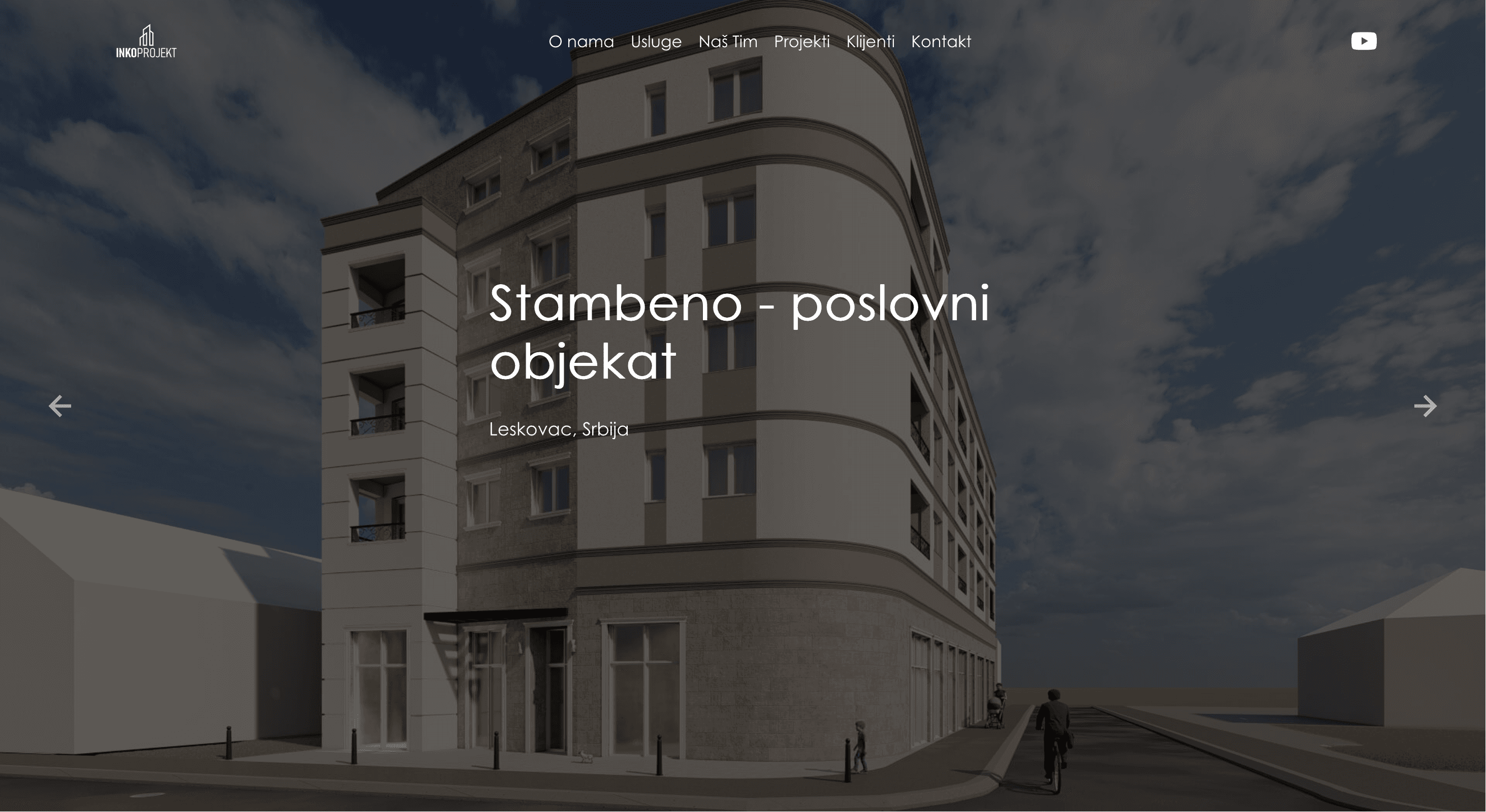 Screenshot sajta Inkoprojekt